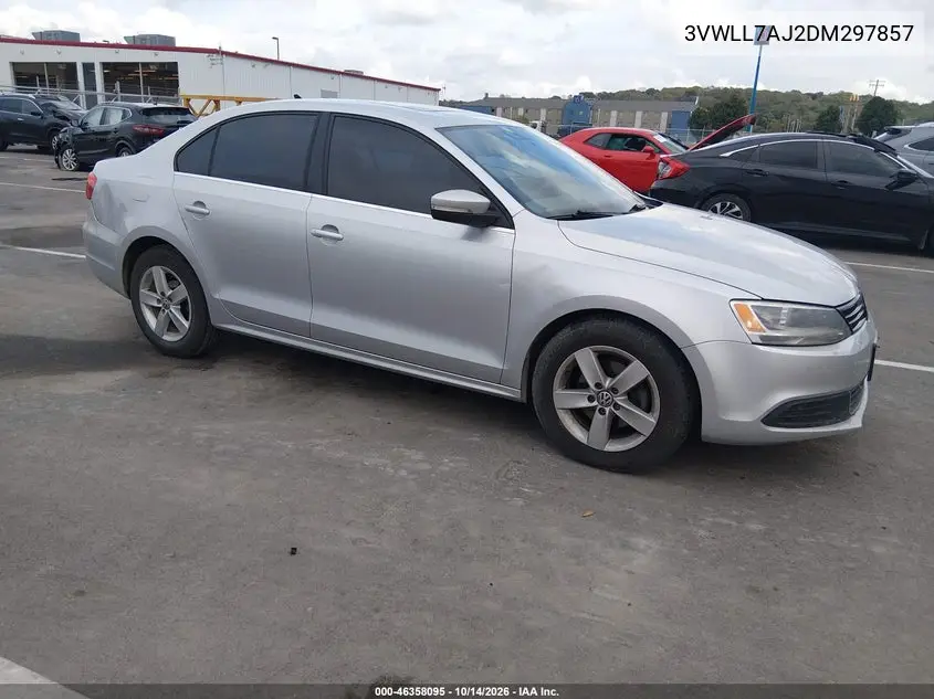 3VWLL7AJ2DM297857 — 2013 Volkswagen Jetta, фото 2 с аукциона IAAI, Передняя часть слева