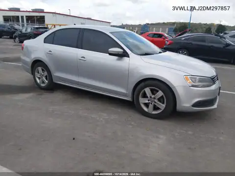 3VWLL7AJ2DM297857 — 2013 Volkswagen Jetta, фото 2 с аукциона IAAI, Передняя часть слева