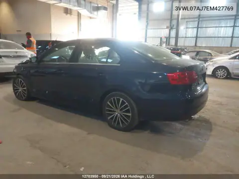 2014 Volkswagen Jetta VIN 3VWL07AJ7EM427769 фото 3