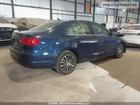 2014 Volkswagen Jetta VIN 3VWL07AJ7EM427769 фото 4