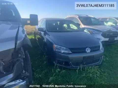3VWL07AJ4EM311185 — 2014 Volkswagen Jetta, Ходовая часть, фото до ремонта