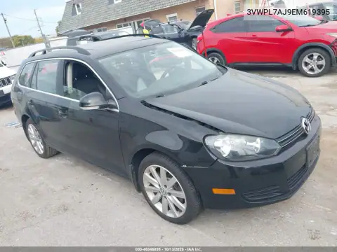 3VWPL7AJ9EM619395 — 2014 Volkswagen Jetta, Левая сторона, фото до ремонта