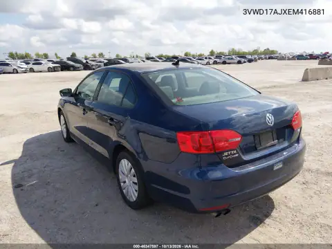 3VWD17AJXEM416881 — 2014 Volkswagen Jetta, фото 4 с аукциона IAAI, Передняя часть