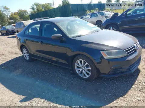 2015 Volkswagen Jetta 1.8T Se VIN 3VWD17AJ7FM261238 фото 2