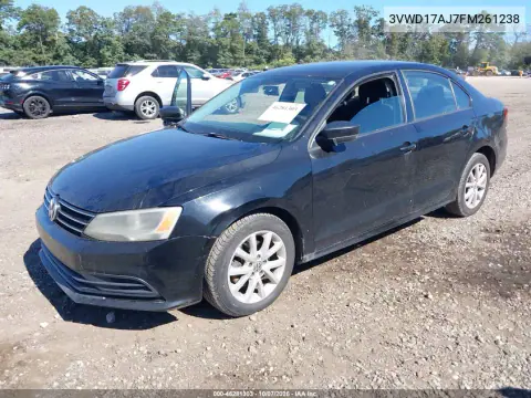 2015 Volkswagen Jetta 1.8T Se VIN 3VWD17AJ7FM261238 фото 3