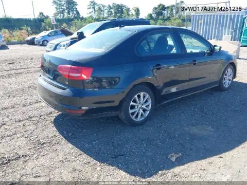 2015 Volkswagen Jetta 1.8T Se VIN 3VWD17AJ7FM261238 фото 5