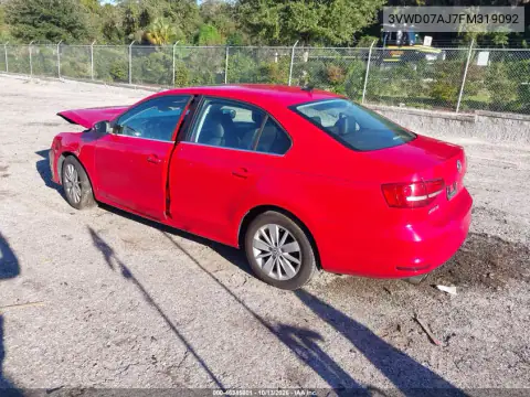 3VWD07AJ7FM319092 — 2015 Volkswagen Jetta, фото 4 с аукциона IAAI, Передняя часть