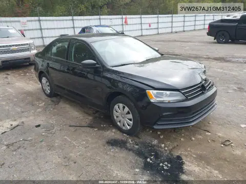 3VW267AJ1GM312405 — 2016 Volkswagen Jetta, Передний левый, фото до ремонта