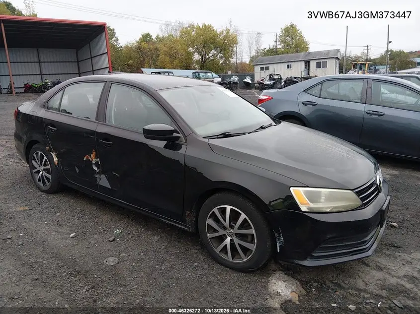 2016 Volkswagen Jetta 1.4T Se VIN 3VWB67AJ3GM373447 фото 1