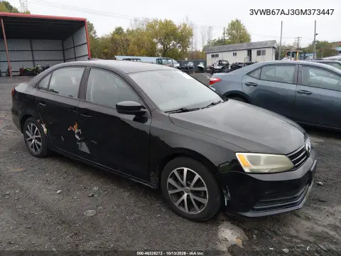 3VWB67AJ3GM373447 — 2016 Volkswagen Jetta, Передняя часть, фото до ремонта