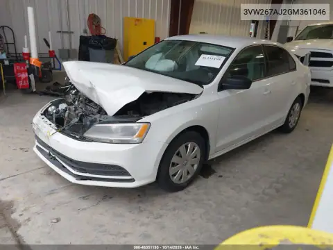 3VW267AJ2GM361046 — 2016 Volkswagen Jetta, фото 2 с аукциона IAAI, Передняя часть