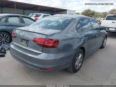 3VW267AJ3GM380785 — 2016 Volkswagen Jetta, фото 5 с аукциона IAAI, Боковая часть