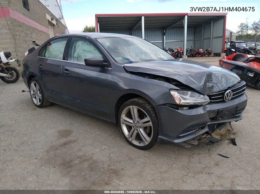 2017 Volkswagen Jetta 1.4T S VIN 3VW2B7AJ1HM404675 фото 2