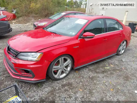 2017 Volkswagen Jetta Gli VIN 3VW5T7AJ9HM400982 фото 3
