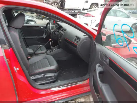 2017 Volkswagen Jetta Gli VIN 3VW5T7AJ9HM400982 фото 6