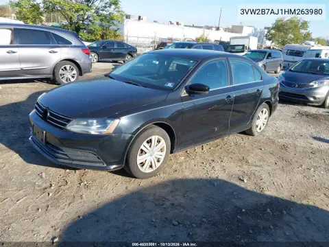 2017 Volkswagen Jetta 1.4T S VIN 3VW2B7AJ1HM263980 фото 2