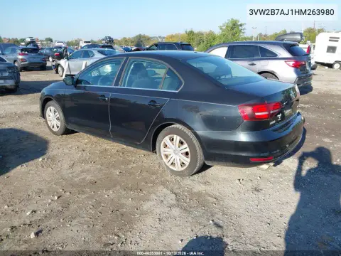 2017 Volkswagen Jetta 1.4T S VIN 3VW2B7AJ1HM263980 фото 3