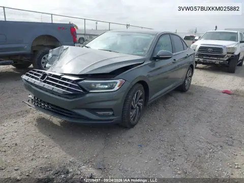 2019 Volkswagen Jetta Sel Premium VIN 3VWG57BUXKM025882 фото 2