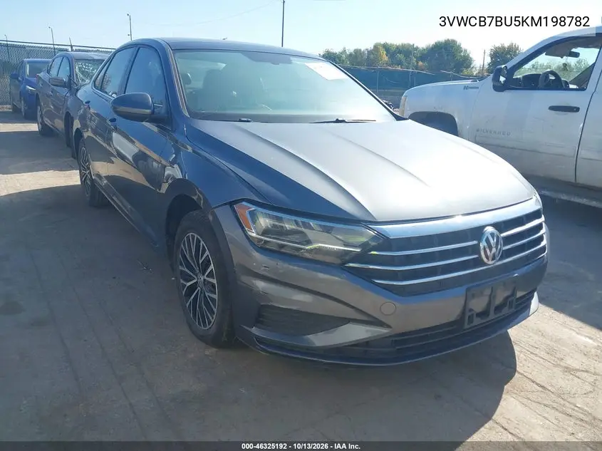 3VWCB7BU5KM198782 Volkswagen Jetta 2019 — повреждение Возвращение во владение, фото до ремонта