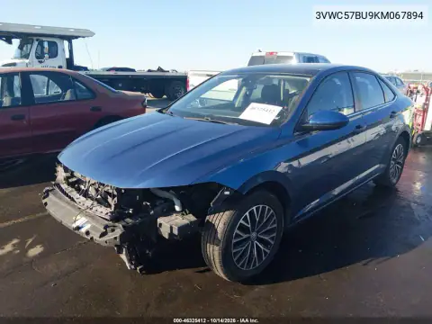 3VWC57BU9KM067894 — 2019 Volkswagen Jetta, фото 3 с аукциона IAAI, Передняя часть