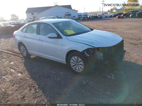 2019 Volkswagen Jetta 1.4T R-Line/1.4T S/1.4T Se VIN 3VWC57BU7KM250680 фото 2