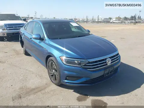 2019 Volkswagen Jetta 1.4T Sel Premium VIN 3VWG57BU5KM003496 фото 2