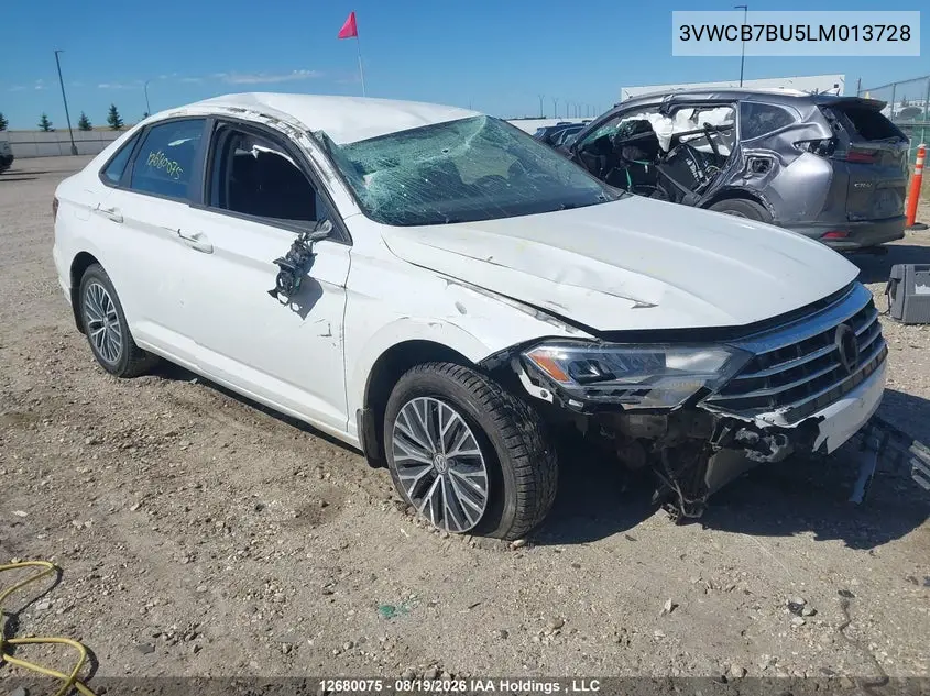 2020 Volkswagen Jetta S/Se/R-Line VIN 3VWCB7BU5LM013728 фото 1