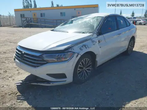 2020 Volkswagen Jetta S/Se/R-Line VIN 3VWCB7BU5LM013728 фото 2