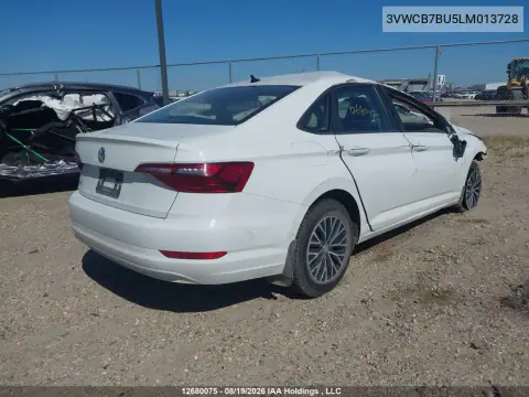 2020 Volkswagen Jetta S/Se/R-Line VIN 3VWCB7BU5LM013728 фото 4