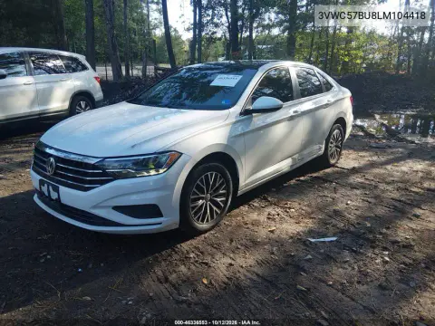 2020 Volkswagen Jetta 1.4T R-Line/1.4T S/1.4T Se VIN 3VWC57BU8LM104418 фото 3