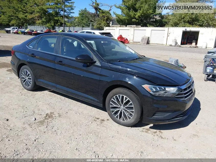 2021 Volkswagen Jetta 1.4T R-Line/1.4T S/1.4T Se VIN 3VWC57BU8MM093552 фото 1
