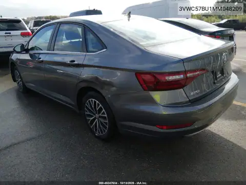 3VWC57BU1MM048209 — 2021 Volkswagen Jetta, фото 3 с аукциона IAAI, Повреждения со всех сторон
