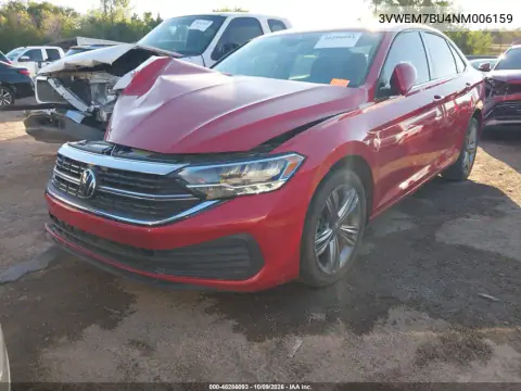 2022 Volkswagen Jetta 1.5T Se VIN 3VWEM7BU4NM006159 фото 3