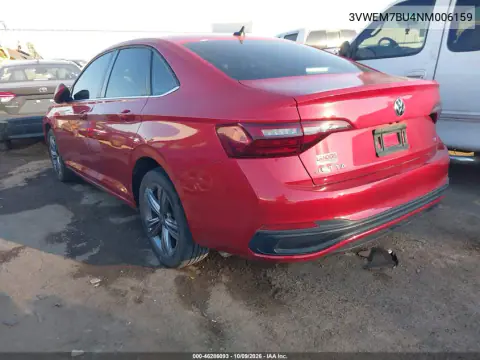 2022 Volkswagen Jetta 1.5T Se VIN 3VWEM7BU4NM006159 фото 4