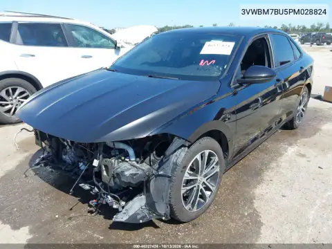 2023 Volkswagen Jetta 1.5T Sport VIN 3VWBM7BU5PM028824 фото 2