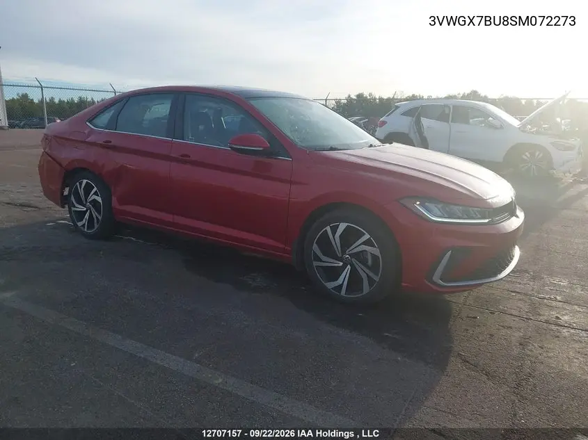 2025 Volkswagen Jetta Highline VIN 3VWGX7BU8SM072273 фото 2