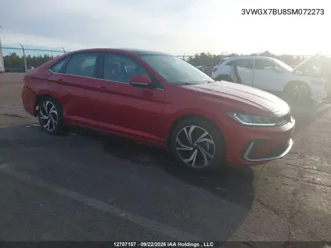 3VWGX7BU8SM072273 — 2025 Volkswagen Jetta, Правая сторона, фото до ремонта