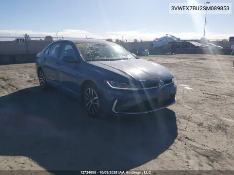 2025 Volkswagen Jetta Se VIN 3VWEX7BU2SM089853 фото 2