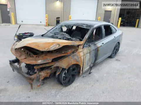 2025 Volkswagen Jetta Comfortline 1.5 Tsi VIN 3VWSX7BU9SM018944 фото 2