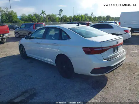 2025 Volkswagen Jetta 1.5T Se VIN 3VW7X7BU6SM034914 фото 3