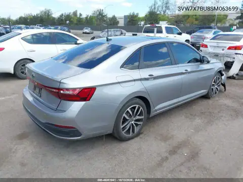 3VW7X7BU8SM063699 — 2025 Volkswagen Jetta, фото 5 с аукциона IAAI, Передняя часть
