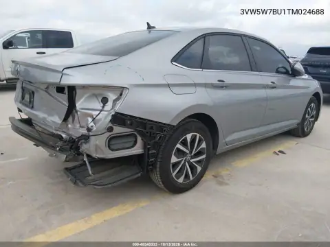 3VW5W7BU1TM024688 — 2026 Volkswagen Jetta, фото 5 с аукциона IAAI, Передняя часть справа