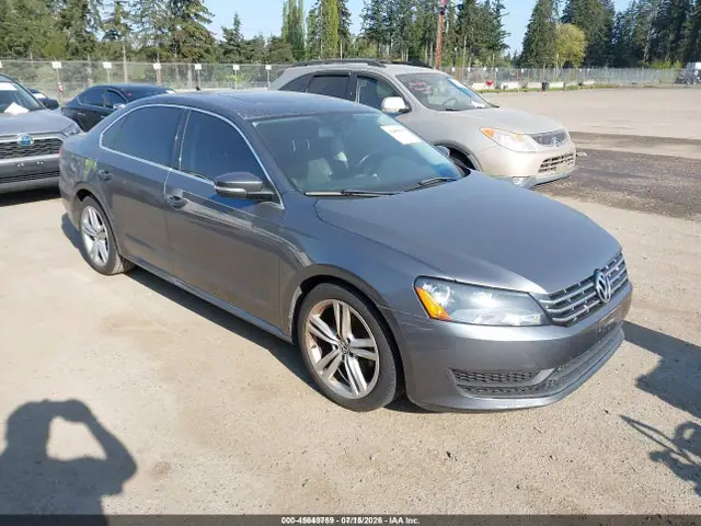 1VWBV7A32FC051192 Volkswagen Passat 2.0L Tdi SE 2015 — повреждение Левый бок, фото до ремонта