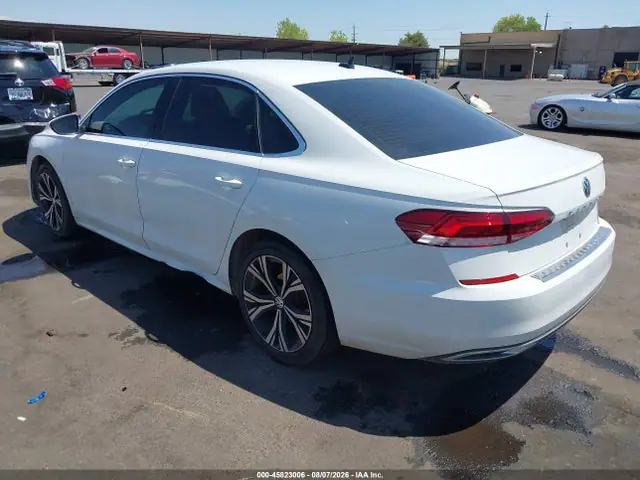 1VWSA7A30MC008642 — 2021 Volkswagen Passat 2.0T SE, фото 3 с аукциона IAAI 14.10.2026, Передняя часть справа
