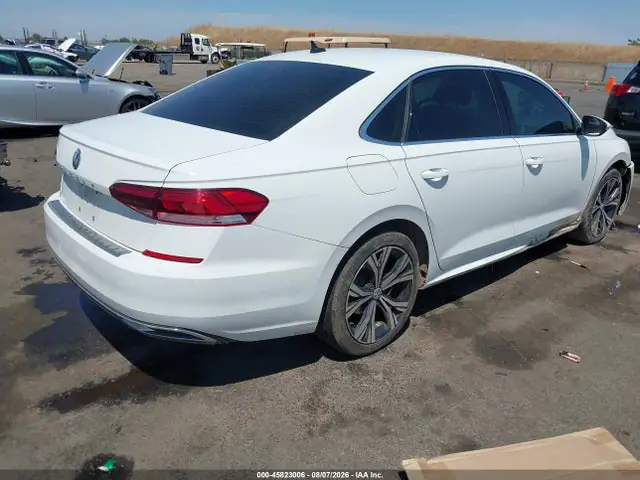 1VWSA7A30MC008642 — 2021 Volkswagen Passat 2.0T SE, фото 4 с аукциона IAAI 14.10.2026, Передняя часть справа