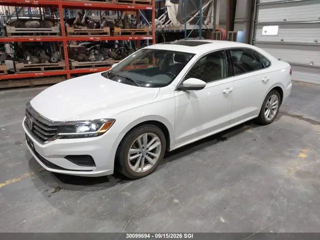 2021 Volkswagen Passat Highline VIN 1VWBA7A34MC015402 фото 2