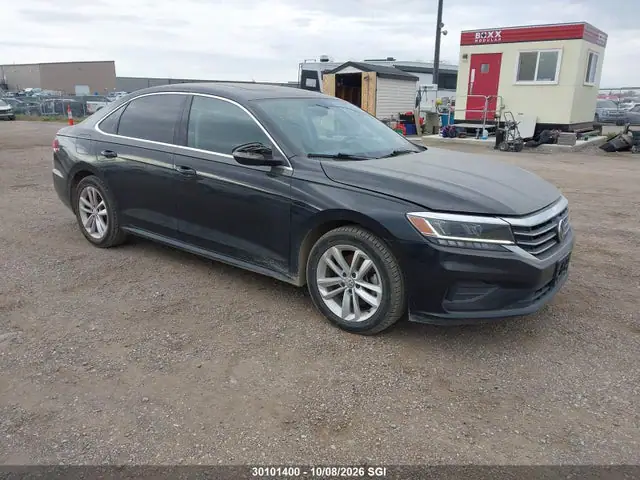 1VWBA7A38MC005195 — 2021 Volkswagen Passat Highline, Град (Hail), фото до ремонта