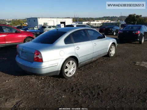 2005 Volkswagen Passat Gls Tdi VIN WVWAE63B35E026513 фото 5