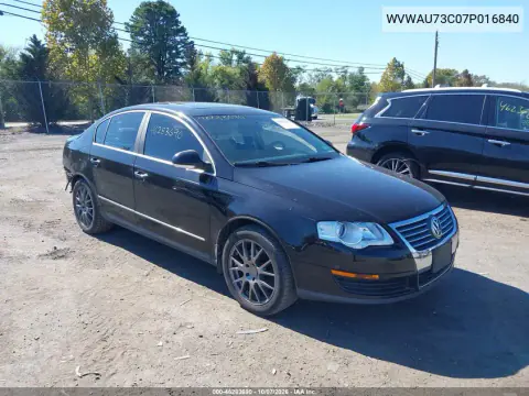2007 Volkswagen Passat 3.6 VIN WVWAU73C07P016840 фото 2