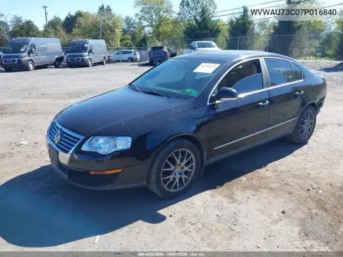 2007 Volkswagen Passat 3.6 VIN WVWAU73C07P016840 фото 3